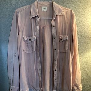 Harper Pink Button Up